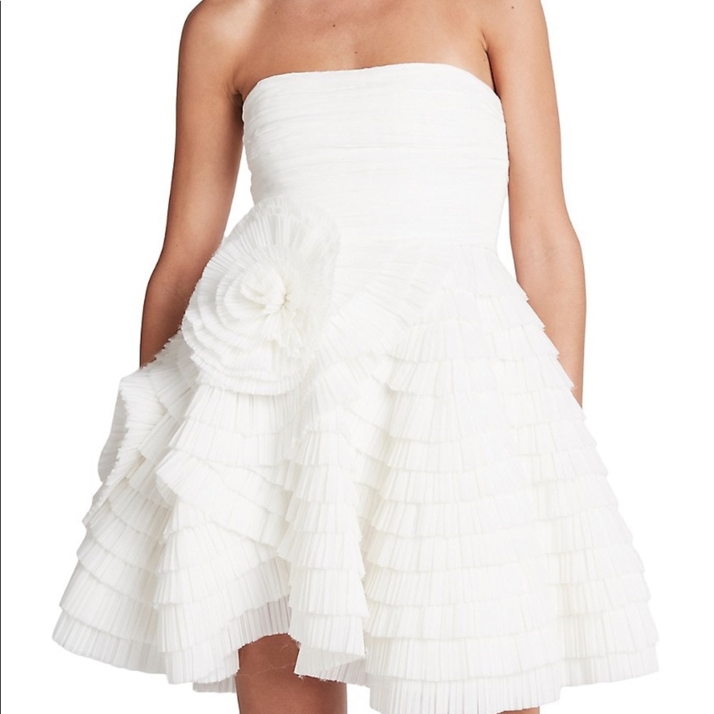 Aje Expressive Pleated Mini Dress